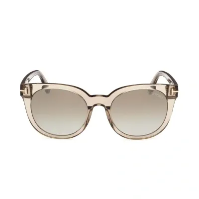 Tom Ford Eyewear Round Frame Sunglasses In Brown