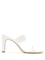 Schutz S2075300130001 White Artificial->artificial Leather