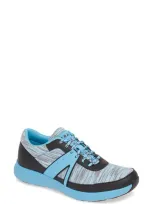 Traq By Alegria Qarma Sneaker In Horizon Blue Leather