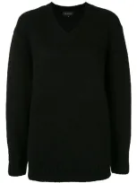 Lee Mathews Miho V-neck Jumper In Black