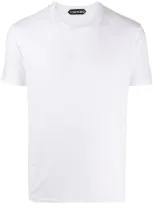 Tom Ford Short-sleeved Slim-fit T-shirt In White