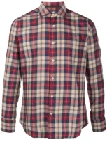 Tintoria Mattei Check Print Shirt In Red