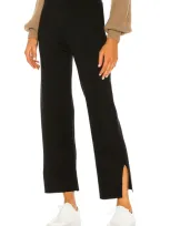 L'academie Kaden Knit Pants In Black