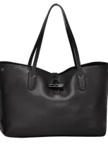 Longchamp Sac Cabas L Roseau Essential In Black