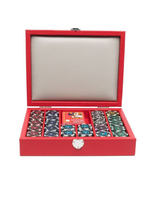 Hector Saxe Red Poker Set