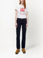 Re/done 70s Low-rise Straight-leg Jeans In Blue