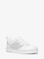 Michael Kors Barett Leather Sneaker In White