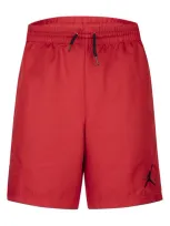 Jordan Kids' Jumpman Drawstring Shorts In Gym Red