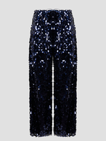 Oseree Night Sequins Pants In Blue