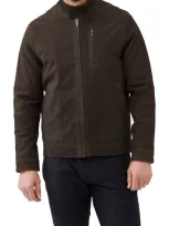 Rodd & Gunn Portobello Suede Jacket In Carob