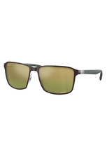 Ray Ban Rb3721ch Chromance Sunglasses Green Frame  Lenses Polarized 59-17