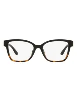 Michael Kors Karlie I 51mm Square Optical Glasses In Dark Tort