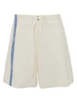 Jw Anderson Wide Leg Shorts In Beige