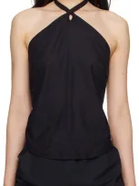 Baserange Ssense Exclusive Black Mar Tank Top