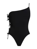 Rick Owens Woman One-piece Swimsuit Black Size 4 Polyamide, Nylon