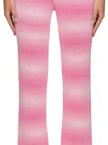 Msgm Pink Gradient Trousers