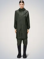 Rains Fishtail Parka In Green