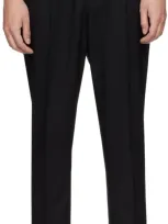 Ami Alexandre Mattiussi Black Four-pocket Trousers In Black/001