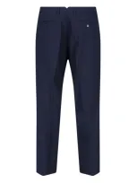 Ami Alexandre Mattiussi Straight Pants In 4011 Navy Blue