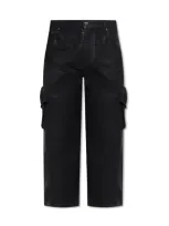 Amiri Pocket Detailed Cargo Pants In Black