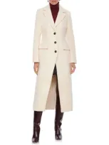 Avec Les Filles Cutaway Coat In Cream