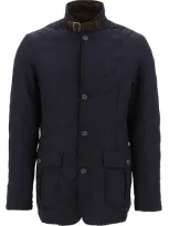 Barbour Lutz Quilted Jacket In Blue