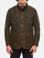 Barbour Ogston Wax Jacket In Green