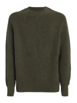 Barbour Wool Griffiths Sweater In Green