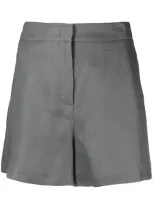 Blanca Vita High-waisted Tailored Shorts In Grau