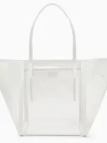 By Far Club White Tote Bag