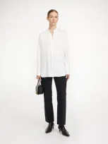 By Malene Birger Mabillon Silk Shirt In Soft White