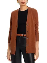 C By Bloomingdale's Cashmere Grandfather Cardigan - Exclusive In Nutmeg