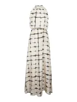 Cri.da Crida Taormina Silk Long Dress In White