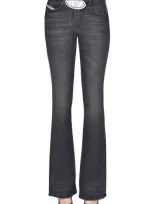 Diesel 1969 D-ebbey Bootcut Jeans In Black