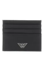 Emporio Armani Eagle Cardholder In Black