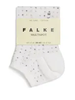 Falke Stretch-cotton Multispot Socks In White