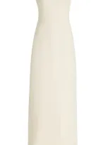 Gabriela Hearst Anica Dress In Ivory Silk Wool Cady