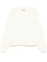 Garment Workshop Logo-embroidered Sweatshirt In White