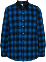 Giorgio Brato Checked Shirt In Blue