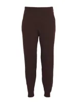 Harrods Cashmere Sweatpants In Brown