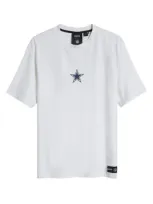 Hugo Boss Boss X Nfl Stretch Cotton Graphic T-shirt In Dallas Cowboys - White