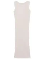 Issey Miyake New Colorful Basics 4 Midi Dress In White