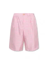 Jacquemus Grey & Pink 'le Short Gelati' Shorts