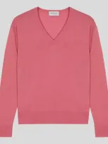 John Smedley Jersey In Pink