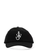 Jw Anderson J.w. Anderson Baseball Hat With Logo In Black