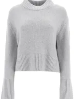 Lisa Yang Cashmere Sony Pullover Sweater Women In Gray