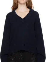 Lisa Yang Navy Aletta Sweater In Na Navy