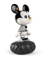 Lladrò Porcelain Mickey Mouse Sculpture In Black