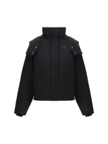 Maison Kitsuné Coats & Jackets In Black