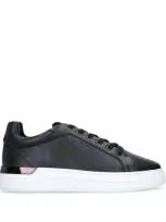 Mallet Leather Grftr Sneakers In Black